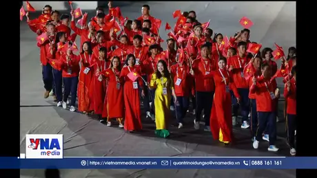 Nhật ký SEA Games 33 ngày 9/12:Sắc đỏ Việt Nam rực rỡ tại lễ khai mạc