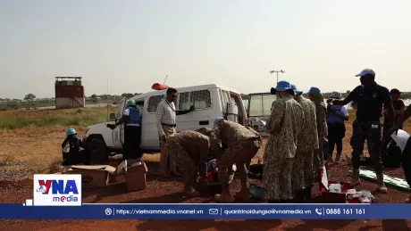 Bệnh viện Dã chiến 2.7 diễn tập ứng phó tổn thương hàng loạt