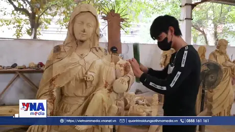 Giữ gìn nét đẹp nghề tạc tượng Công giáo ở Ninh Bình