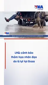 LHQ cảnh báo thảm họa nhân đạo do lũ lụt tại Gaza