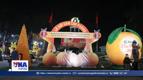 Khai mạc Lễ hội cam Cao Phong và hội chợ triển lãm sản phẩm đặc trưng