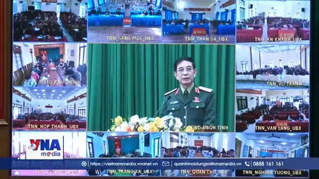 Đại tướng Phan Văn Giang tiếp xúc cử tri tại tỉnh Thái Nguyên