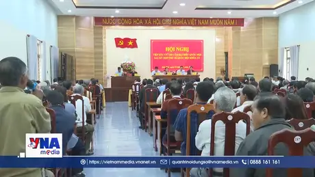 Phó Chủ tịch Quốc hội Trần Quang Phương tiếp xúc cử tri Quảng Ngãi