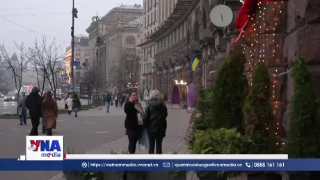 Thủ đô Kiev chờ đón Giáng Sinh
