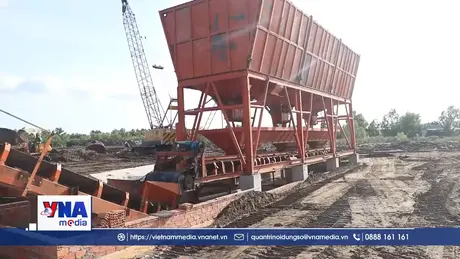 Bàn giao cơ bản mặt bằng cao tốc Cà Mau - Đất Mũi