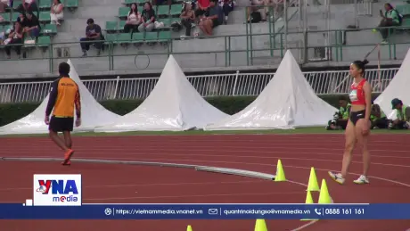 Bùi Kim Anh chinh phục tấm HCV nhảy cao trong lần đầu tiên dự SEA Games