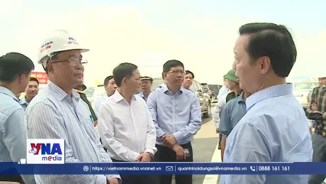 Phó Thủ tướng Trần Hồng Hà kiểm tra cao tốc Cần Thơ – Cà Mau