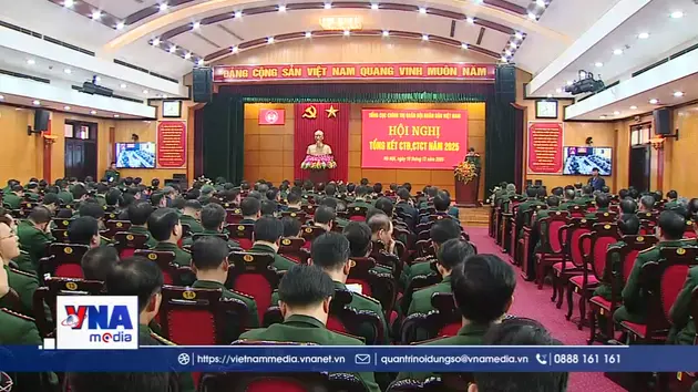 Tổng kết công tác đảng, công tác chính trị toàn quân năm 2025