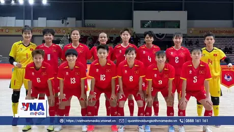 Đội tuyển futsal nữ Việt Nam lần đầu tiên giành HCV SEA Games