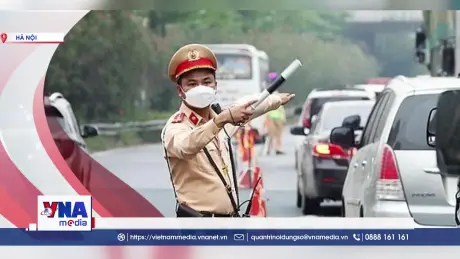 Hà Nội: Phân luồng giao thông đến 15/9 phục vụ Triển lãm thành tựu đất nước