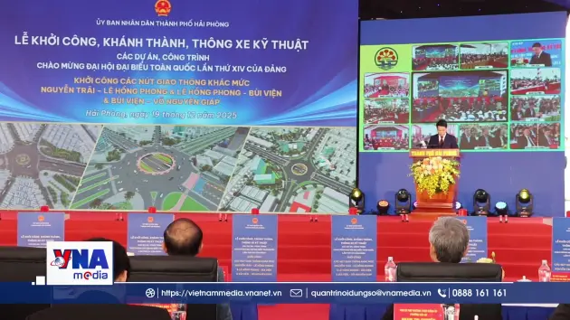 Hải Phòng khánh thành và khởi công nhiều công trình trọng điểm