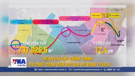 Khởi công dự án cải tạo sông Tô Lịch gắn với văn hóa – du lịch