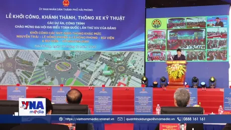 Hải Phòng khánh thành và khởi công nhiều công trình trọng điểm