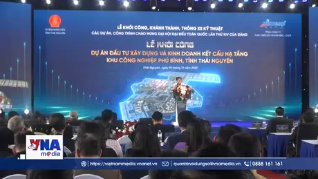 Thái Nguyên khởi công, khánh thành 3 công trình, dự án trọng điểm