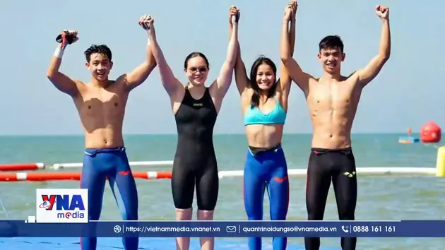 Đội tuyển bơi Việt Nam giành thêm HCV trong ngày cuối cùng SEA Games 33