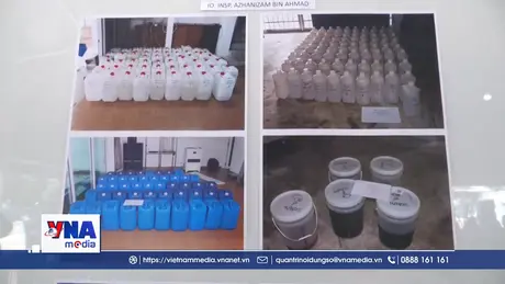 Malaysia triệt phá đường dây ma túy lớn