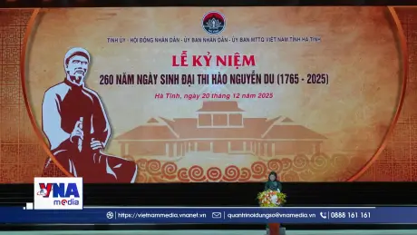 Hà Tĩnh kỷ niệm 260 năm Ngày sinh Đại thi hào Nguyễn Du