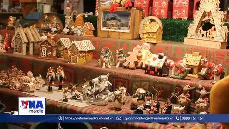 Không gian lễ hội đậm chất châu Âu giữa mùa đông nước Pháp