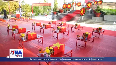Tây Ninh truy điệu, an táng hài cốt liệt sĩ hy sinh tại Campuchia