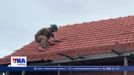 Những mái ngói đầu tiên sau lũ dữ trên quê hương Đồng khởi