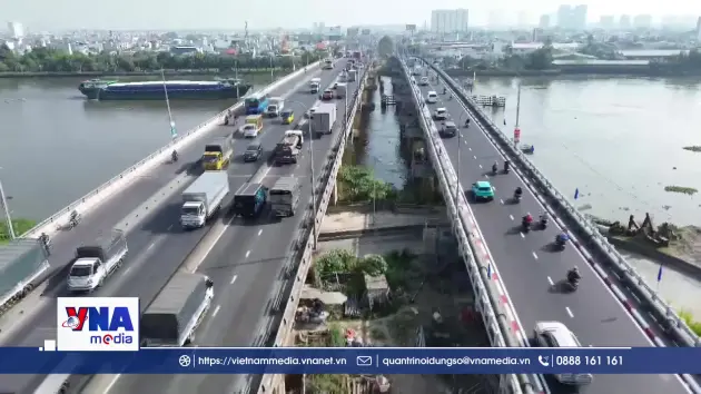 Hoàn thành nâng tĩnh cầu Bình Phước 1 trên Quốc lộ 1