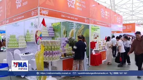 Các tỉnh thành đóng góp nhiều sản phẩm chất lượng ở Hội chợ Mùa Thu 2025