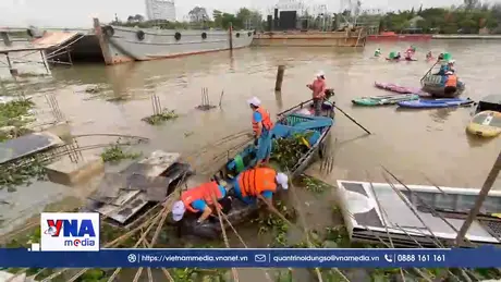 Cần Thơ ra quân thu gom rác thải, làm sạch bờ sông