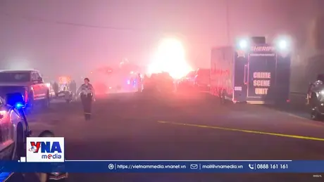 Rơi máy bay tại Mỹ, 5 người thiệt mạng