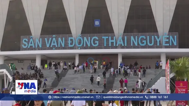 Người hâm mộ Thái Nguyên hào hứng với sân vận động mới khánh thành