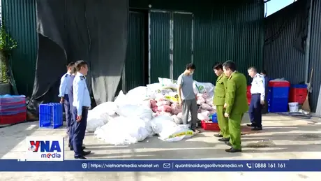 Phát hiện hơn 2 tấn mỡ, bì lợn ôi thiu không rõ nguồn gốc