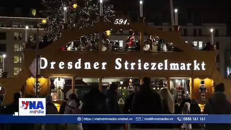 Striezelmarkt - Chợ Giáng sinh lâu đời nhất Đức