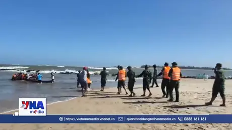 Quảng Trị kịp thời ứng cứu ngư dân, phương tiện gặp nạn