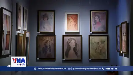 Đặc sắc triển lãm tranh “Hương lụa Việt”