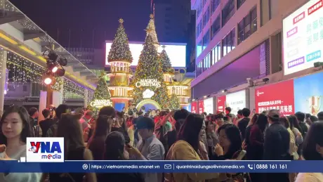 Rộn ràng đêm Giáng sinh tại Hong Kong (Trung Quốc)