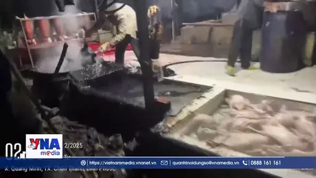 Xử lý điểm giết mổ sử dụng chất hỗ trợ không rõ nguồn gốc