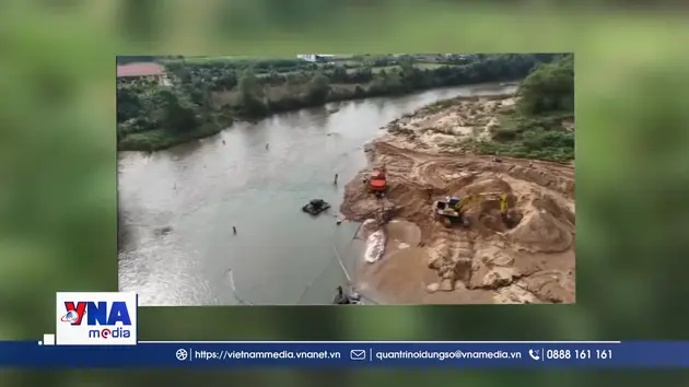 Quảng Trị: Phát hiện vụ khai thác khoáng sản trái phép số lượng lớn