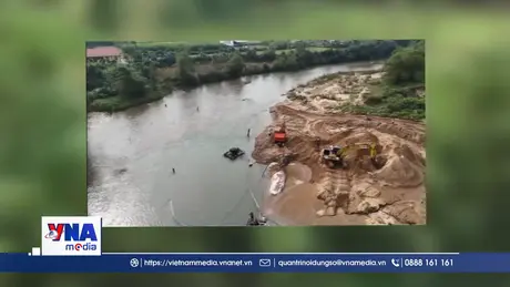 Quảng Trị: Phát hiện vụ khai thác khoáng sản trái phép số lượng lớn