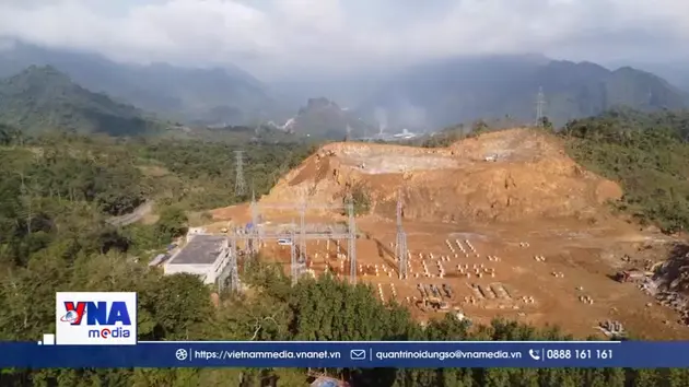 Trạm 220kV Phong Thổ: Chạy đua tiến độ giữa địa hình núi đá