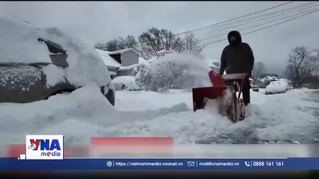 Bão tuyết ảnh hưởng nghiêm trọng tới nhiều hoạt động tại Mỹ