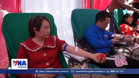 Ngày hội hiến máu “Trái tim miền non nước” năm 2025