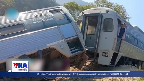 Tai nạn tàu hỏa nghiêm trọng ở Mexico