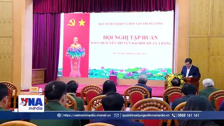 Hội nghị tập huấn tuyên truyền Đại hội Đảng