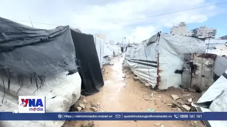 Thời tiết khắc nghiệt gây thiệt hại đáng kể cho dải Gaza