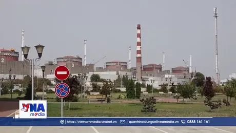 Khôi phục đường điện gần nhà máy Zaporizhzhia