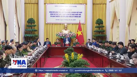 Công bố Lệnh của Chủ tịch nước về các luật, pháp lệnh vừa được thông qua