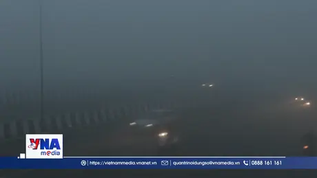 Sương mù dày đặc trước thềm giao thừa tại New Delhi