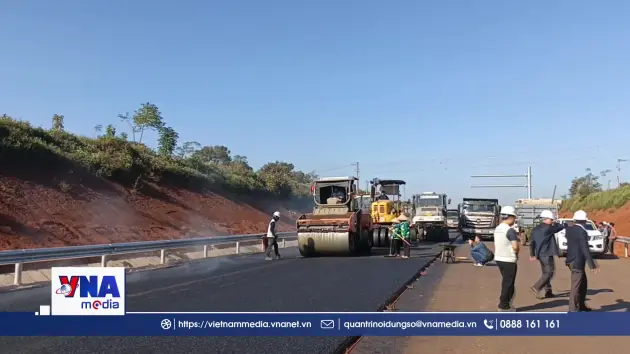 Sôi nổi khí thế thi công trên dự án giao thông trọng điểm quốc gia