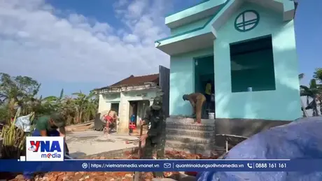 Bộ đội Quân khu 5 xuyên tết hoàn thiện nhà cho nhân dân