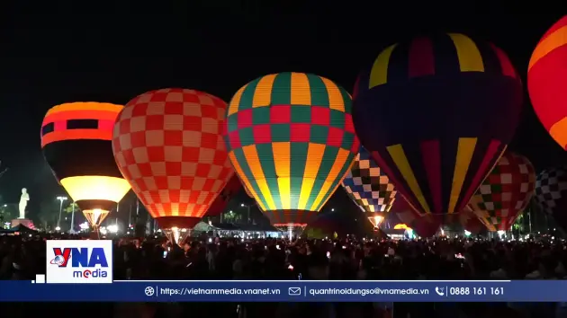 Ngắm khinh khí cầu trên bầu trời Sa Đéc, Đồng Tháp
