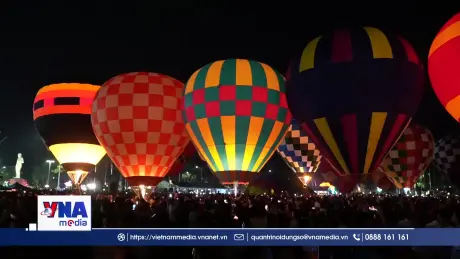 Ngắm khinh khí cầu trên bầu trời Sa Đéc, Đồng Tháp